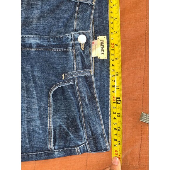 L'AGENCE Kendra High Rise Cropped Flare Jeans in Laredo Women Size 30 - Picture 8 of 12